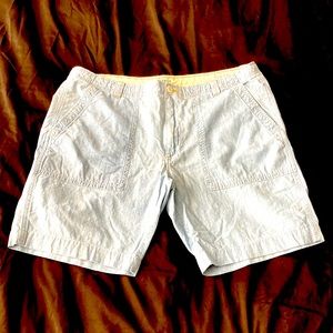 Land’s End Canvas 1963 Light Denim Relaxed Fit Drawstring Shorts - Sz 36/32